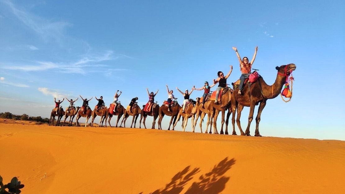 Trek à Dos de Chameau dans l&rsquo;Erg Chebbi